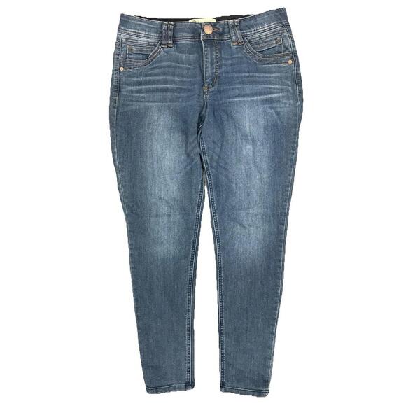 Democracy Women’s Blue Jeans AB Technology Skinny  Sz 8 - Picture 1 of 7